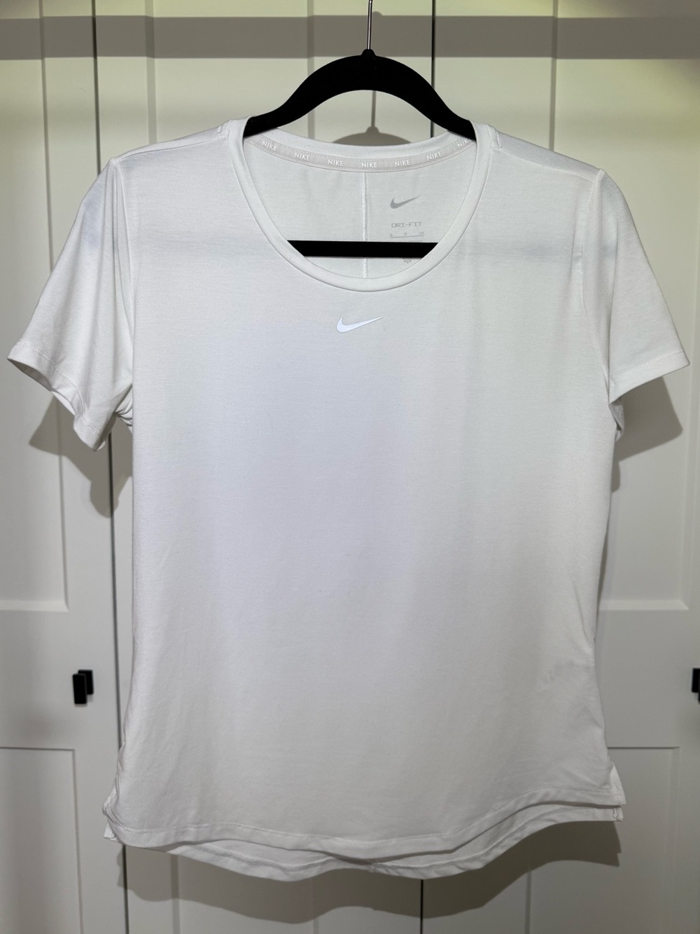 Nike White Short Sleeve Dri-FIT Tee